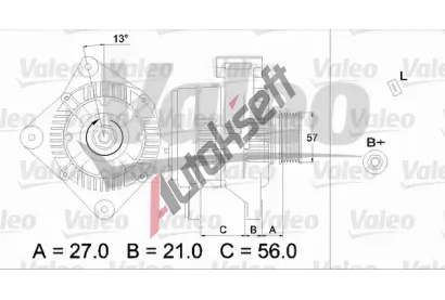 VALEO Altern�tor VA 436702, 436702