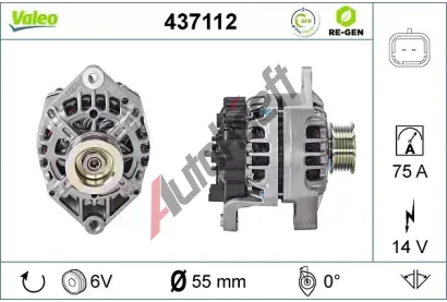 VALEO Alterntor VA 437112, 437112