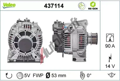 VALEO Alterntor VA 437114, 437114
