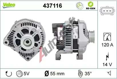 VALEO Alterntor VA 437116, 437116