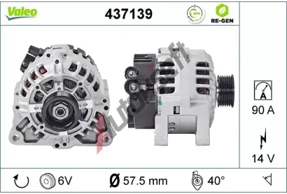 VALEO Alterntor VA 437139, 437139