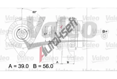 VALEO Altern�tor VA 437191, 437191