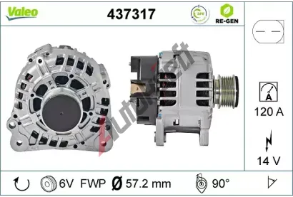 VALEO Alterntor VA 437317, 437317