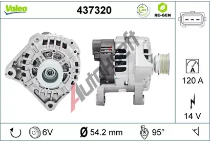 VALEO Alterntor VA 437320, 437320