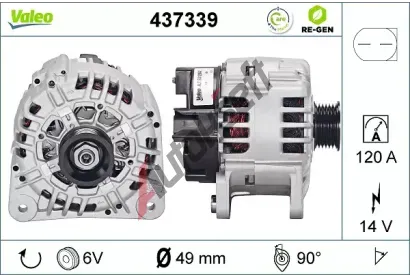 VALEO Alterntor VA 437339, 437339