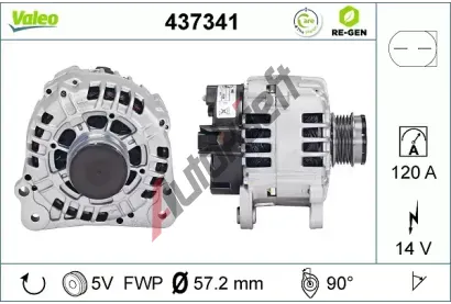 VALEO Alterntor VA 437341, 437341