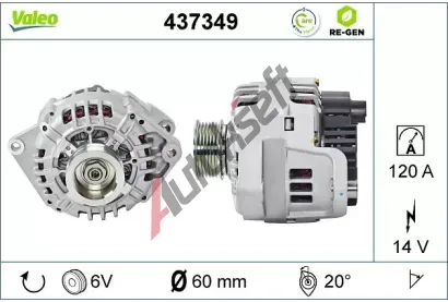 VALEO Alterntor VA 437349, 437349