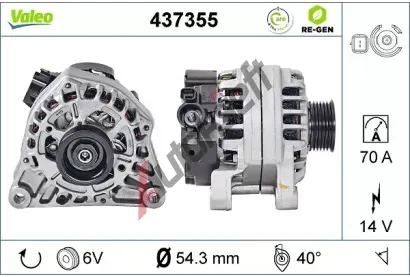 VALEO Alterntor VA 437355, 437355