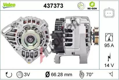 VALEO Alterntor VA 437373, 437373