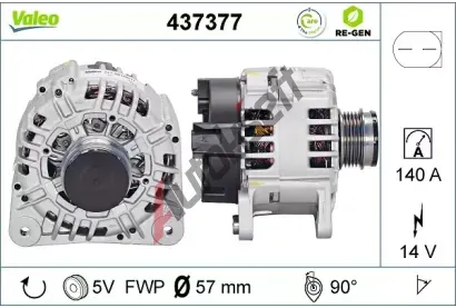 VALEO Alterntor VA 437377, 437377