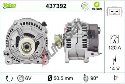 VALEO Alterntor VA 437392, 437392