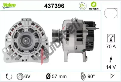 VALEO Alterntor VA 437396, 437396