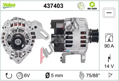 VALEO Alterntor VA 437403, 437403