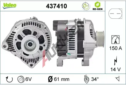 VALEO Altern�tor VA 437410, 437410