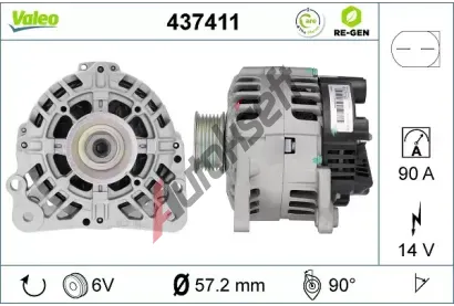 VALEO Alterntor VA 437411, 437411