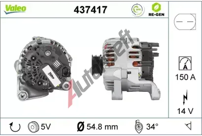 VALEO Altern�tor VA 437417, 437417
