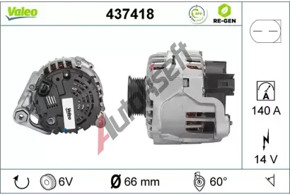 VALEO Altern�tor VA 437418, 437418