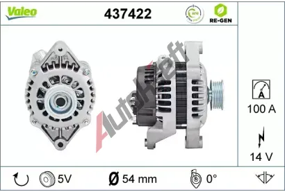 VALEO Alterntor VA 437422, 437422