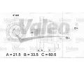 VALEO Alterntor VA 437422, 437422