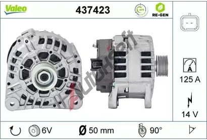 VALEO Alterntor VA 437423, 437423