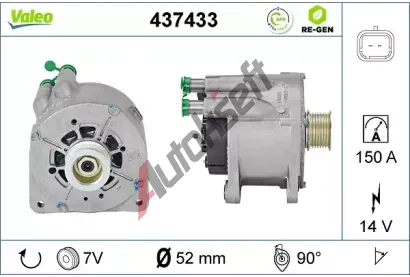 VALEO Alterntor VA 437433, 437433
