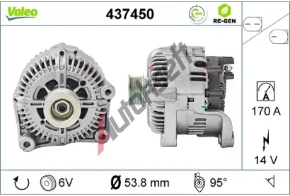 VALEO Alterntor VA 437450, 437450