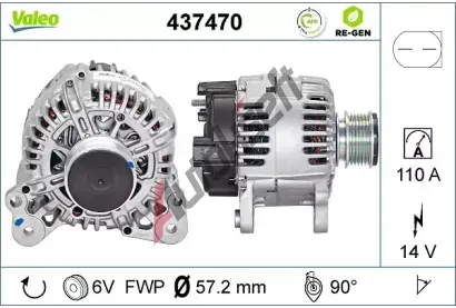 VALEO Alterntor VA 437470, 437470