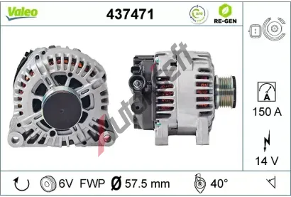 VALEO Alterntor VA 437471, 437471
