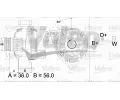 Altern�tor&nbsp;VALEO&nbsp;&dash;&nbsp;VA 437489