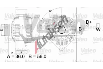 VALEO Altern�tor VA 437489, 437489