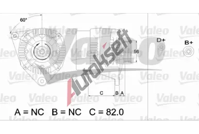 VALEO Alterntor VA 437493, 437493
