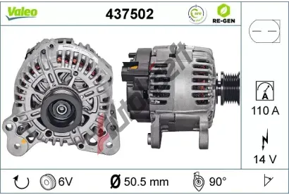 VALEO Alterntor VA 437502, 437502