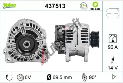 VALEO Alterntor VA 437513, 437513