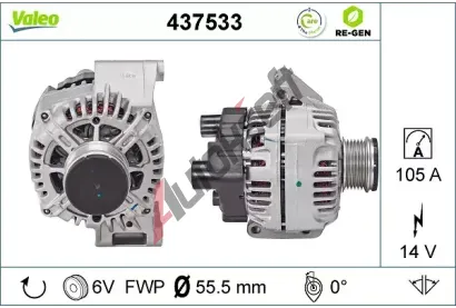 VALEO Altern�tor VA 437533, 437533