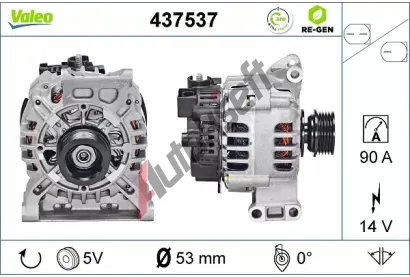 VALEO Alterntor VA 437537, 437537