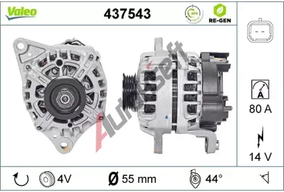VALEO Alterntor VA 437543, 437543