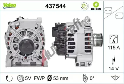 VALEO Alterntor VA 437544, 437544