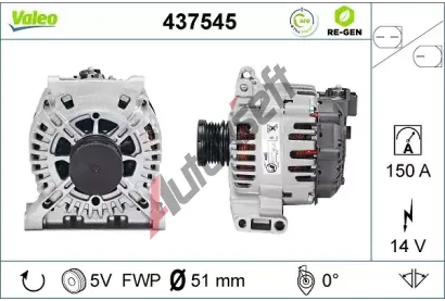 VALEO Alterntor VA 437545, 437545