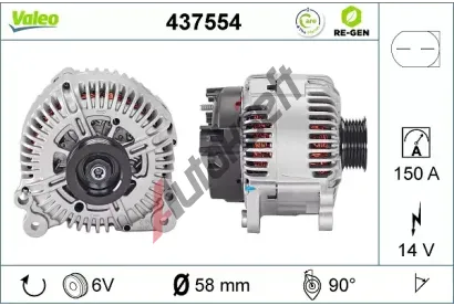 VALEO Alterntor VA 437554, 437554
