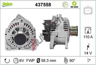 VALEO Alterntor VA 437558, 437558