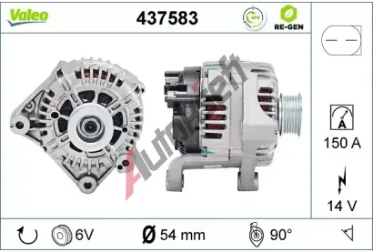 VALEO Alterntor VA 437583, 437583