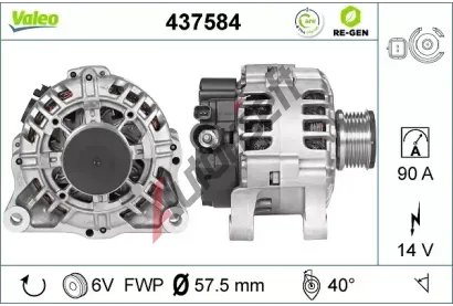 VALEO Altern�tor VA 437584, 437584