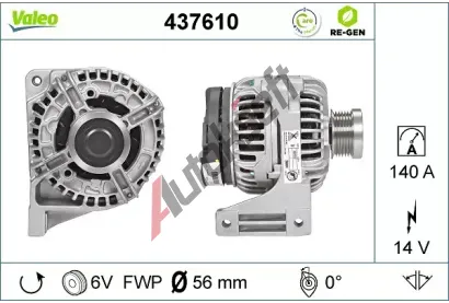 VALEO Alterntor VA 437610, 437610