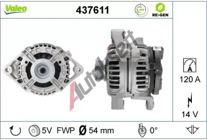 VALEO Alterntor VA 437611, 437611