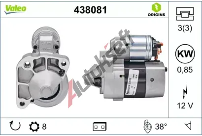VALEO Startér VA 438081, 438081 VALEO Startér VA 438081, 438081