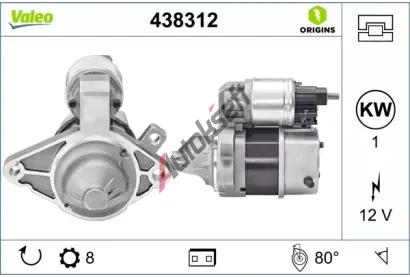 VALEO Startér VALEO ORIGINS NEW OE TECHNOLOGY VA 438312, 438312 VALEO Startér VALEO ORIGINS NEW OE TECHNOLOGY VA 438312, 438312