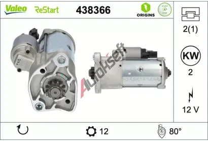 VALEO Startér VALEO ORIGINS STOP&START - NEW O.E. TECHNOLOGY VA 438366, 438366 VALEO Startér VALEO ORIGINS STOP&START - NEW O.E. TECHNOLOGY VA 438366, 438366