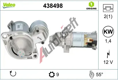 VALEO Start�r VALEO ORIGINS NEW VA 438498, 438498
