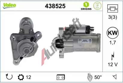 VALEO Start�r VALEO ORIGINS STOP&START - NEW O.E. TECHNOLOGY VA 438525, 438525