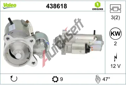 VALEO Startr VALEO ORIGINS NEW OE TECHNOLOGY VA 438618, 438618